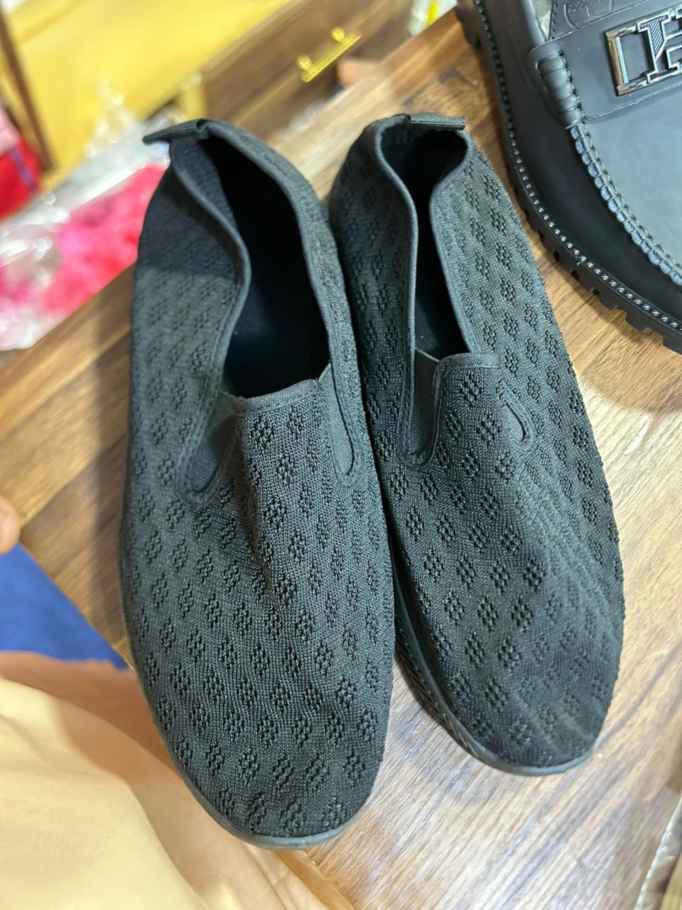 Slip-On Tissu Noir